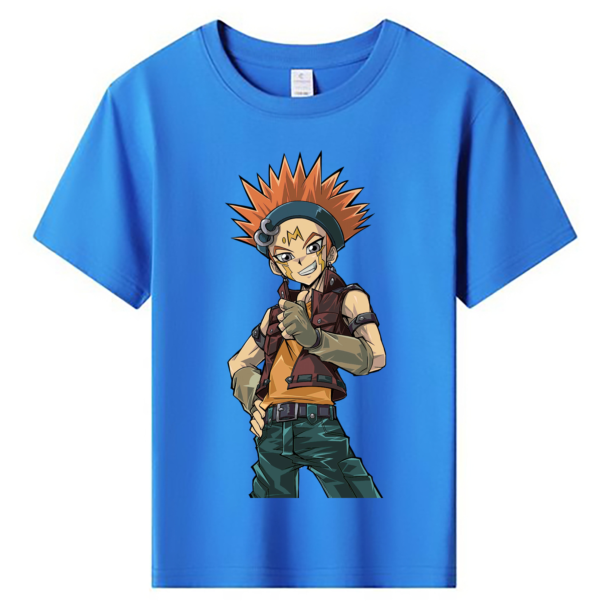 （画像用） 遊☆戯☆王 Yu-Gi-Oh! 綿100％キッズTシャツ（フロントプリント）